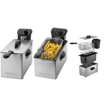 Clatronic FR 3586 Fritőz 2000 W, rozsdamentes acél