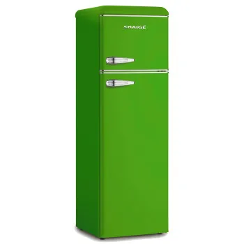 Snaigé FR26SM-PRDG0E3 Retro ZÖLD felülfagyasztós kombinált hűtőszekrény 165,5 x 56 x 63cm