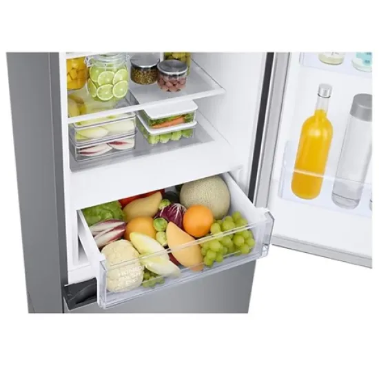 Samsung RB38C600ESA/EF No Frost alulfagyasztós kombinált hűtőszekrény, 276/114L, 59.5x65.8x203 cm, fémes grafit szín 