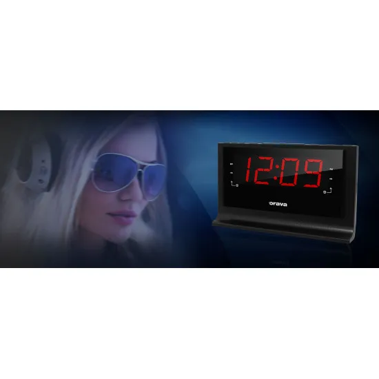 Orava RBD612 ébresztő órás rádió RBD-612