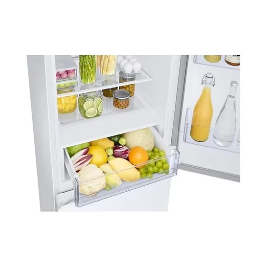 Samsung RB34C670EWW/EF No Frost alulfagyasztós kombinált hűtőszekrény, 230/114L, Digitális Inverter Kompresszor, 59.5x65.8x185.3 cm 