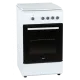 MPM MPM-56-KGF-21 gáztűzhely, 54L, 50x60x85 cm, termosztátos gáz sütővel, szikragyújtás, sütőtér világítás, fehér szín 