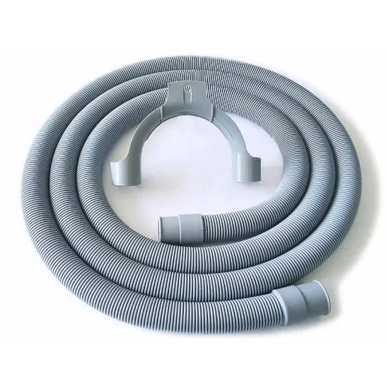 Aspico 703818 kiürítőcső mosógéphez 2,5m 1db gégekanyar 