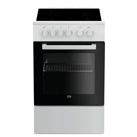 Beko FSM57000GW kerámialapos elektromos tűzhely, 55L, 50x60x85 cm 