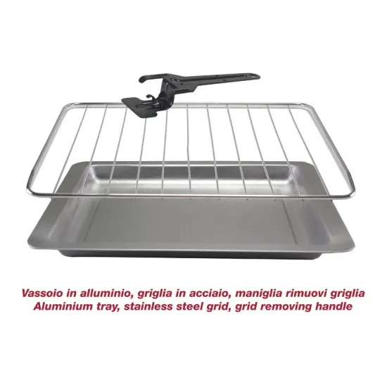 Beper 90.884 légkeverése minisütő 30 liter, 60 perces időzítő hangjelzéssel, 46x27x38 cm