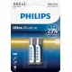 Philips LR03E2B ultra alkaline elem