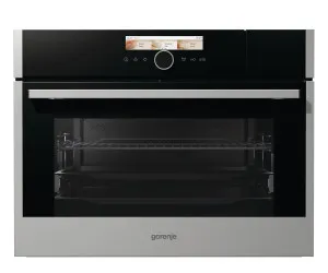 Beépíthető kompakt gőzpároló és sütő kombi