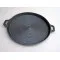 Öntvény lapos grill sütőtárcsa sima, 35cm