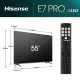 Hisense 55E7NQPRO 55" 139 cm 4K UHD Smart QLED TV 144Hz Game Mode PRO