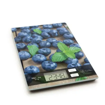 Vog&Arths 57268D digitális konyhai mérleg áfonya minta 5 kg méréshatár