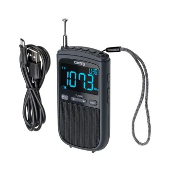 Camry CR1905 hordozható mini zsebrádió usb-s töltéssel, LCD kijelző