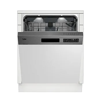 Beko DSN28430X beépíthető kezelőpaneles inox mosogatógép, 14 terítékes 