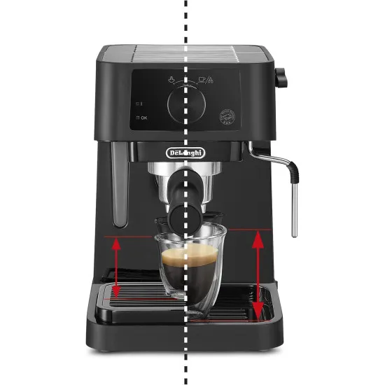 DeLonghi EC235.BK Stilosa fekete 15 Baros espresso kávéfőző