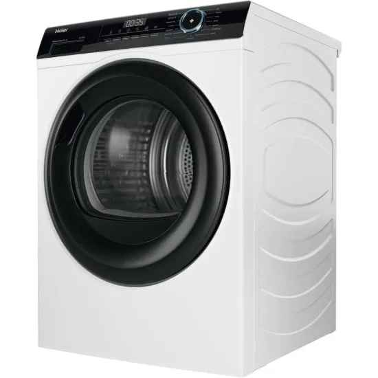Haier HD80-A2939 hőszivattyús szárítógép 8 Kg, A++, 15 program, gőzfrissítés 3 rétegű szűrő, 59.5x66.5x85 cm 