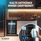 Bomann KSG7290 fekete üvegajtós italhűtő 115 liter 54x54x84.7 cm 