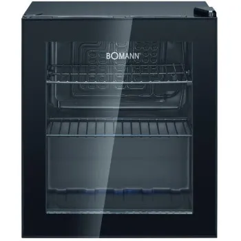 Bomann KSG7291 fekete üvegajtós italhűtő 46 liter 44x47x53 cm 