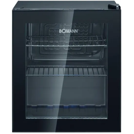 Bomann KSG7291 fekete üvegajtós italhűtő 46 liter 44x47x53 cm 