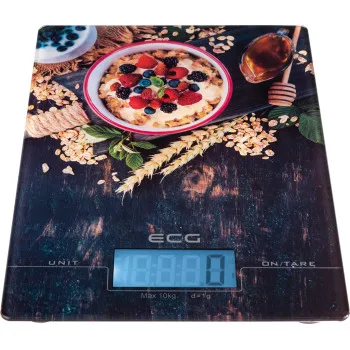 ECG KV1021 konyhai mérleg, 10 kg max. tömeg, nagyméretű LCD kijelző háttérvilágítással