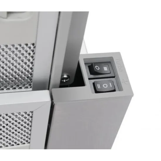 Amica OTP 6243I inox beépíthető 60cm teleszkópos konyhai elszívó