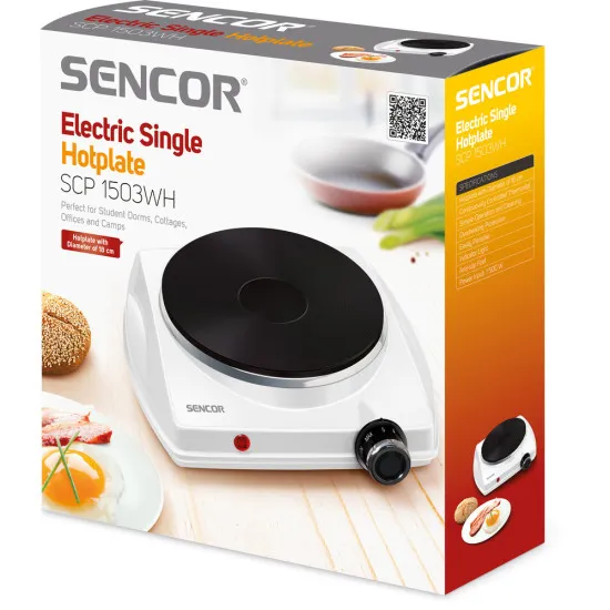 Sencor SCP 1504WH elektromos főzőlap fehér