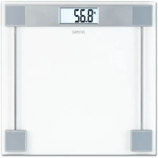 Sanitas SGS 06 digitális személymérleg 150 kg, átlátszó