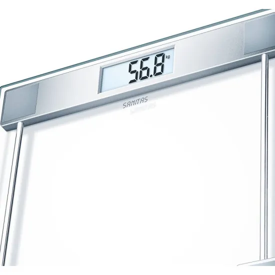 Sanitas SGS 06 digitális személymérleg 150 kg, átlátszó