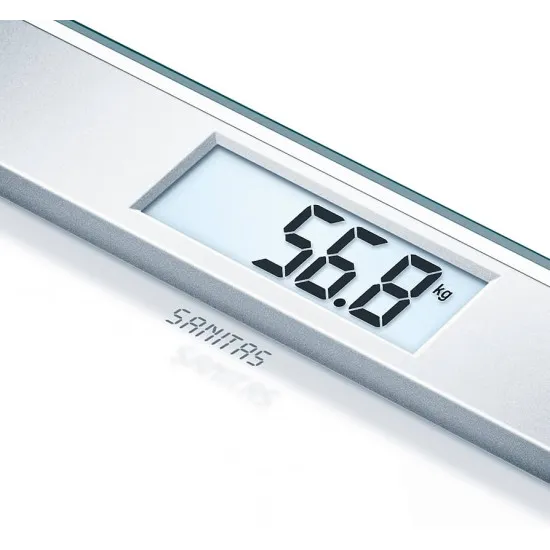Sanitas SGS 06 digitális személymérleg 150 kg, átlátszó