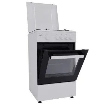 Samus SM450ABS LPG gázpalackos gáztűzhely 50cm mélység, 85X50X50cm fehér, Pb gázpalack nem tartozék