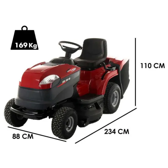Castelgarden XDC180 HD Hidrosztatikus váltos, gyűjtős fűnyíró traktor, ST550 kéthengeres 10,4kW motorral 98cm vágószélesség, 240l gyűjtőkapacítás