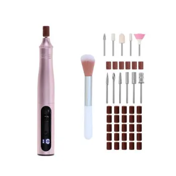 Adler AD2181 elektromos körömreszelő szett led világítással, Ideális természetes, akril és hibrid körmökhöz, 11:1 szett