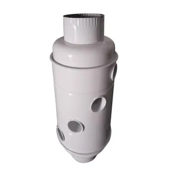 Zománc hődob 4 lyukas 120mm fehér