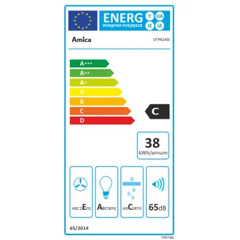Amica OTP 6243I inox beépíthető 60cm teleszkópos konyhai elszívó