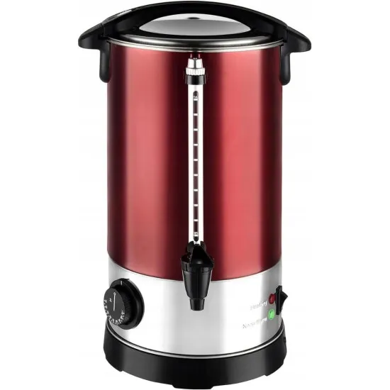 Kalorik TKG GW 910 IN Sokoldalú, praktikus forróital-automata - tartósító befőzés funkcióval, 6,8 liter nemesacél ház, bordó, állítható hőmérséklet: 30°C és 100°C között