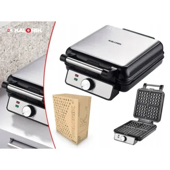Kalorik WM2000 gofrisütő 4db belga gofri készítése sütőfelület mérete: 22,5 cm x 22,5 cm