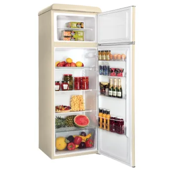 Snaigé FR27SM-PRC RETRO bézs felülfagyasztós kombinált hűtőszekrény 56x63x172.5cm FR27SM