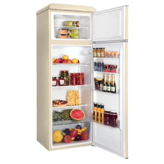 Snaigé FR27SM-PRC RETRO bézs felülfagyasztós kombinált hűtőszekrény 56x63x172.5cm FR27SM