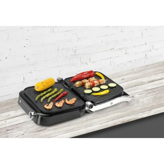 Gorenje GCG2100S Prémium kontakt grill 31x24cm sütő felület 2100W, 7 sütési program
