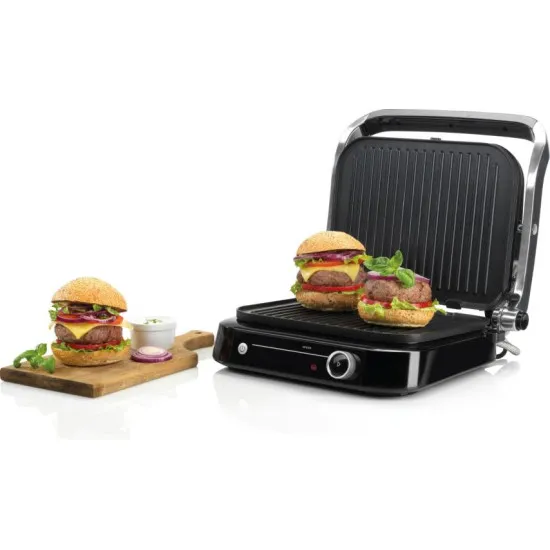 Gorenje GCG2100S Prémium kontakt grill 31x24cm sütő felület 2100W, 7 sütési program