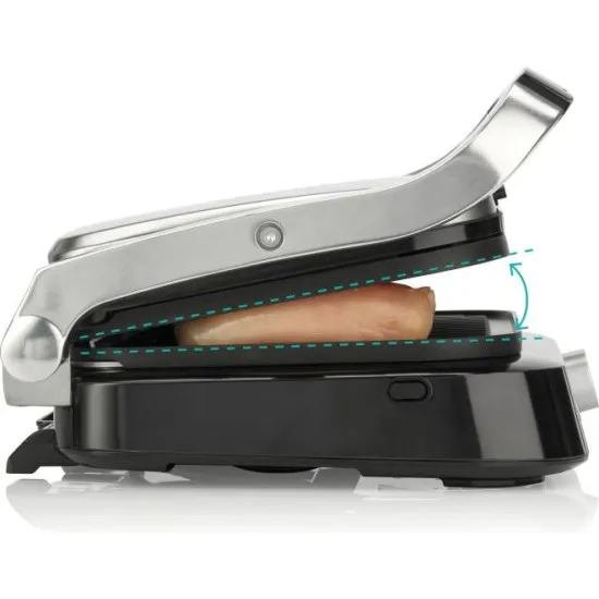 Gorenje GCG2100S Prémium kontakt grill 31x24cm sütő felület 2100W, 7 sütési program