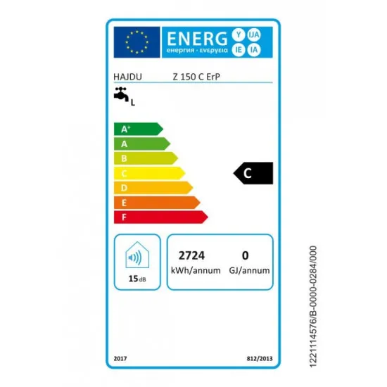 Hajdu Z150 C ERP elektromos vízmelegítő 150 liter, kerámia fűtőbetéttel