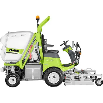 Grillo FD 13.09 4WD magas ürítésű frontkaszás fűnyíró traktor,hidrosztatikus váltóval,155 cm-es vágóasztallal és 200cm-es magasságig emelhető gyűjtő kosárral