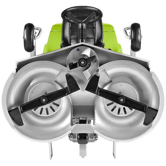 Grillo FD 280 fűgyűjtős frontkaszás fűnyíró traktor,hidrosztatikus váltóval,113cm-es vágóasztallal 