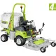 Grillo FD 2200 4WD magas ürítésű frontkaszás fűnyíró traktor,hidrosztatikus váltóval,155 cm-es vágóasztallal és 230cm-es magasságig emelhető gyűjtő kosárral