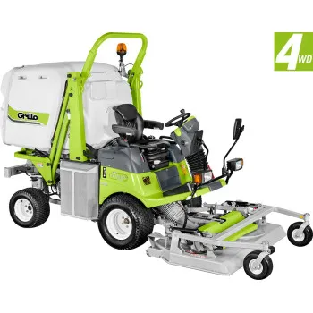 Grillo FD 2200 TS 4WD magas ürítésű frontkaszás fűnyíró traktor,hidrosztatikus váltóval,155 cm-es vágóasztallal és 250cm-es magasságig emelhető gyűjtő kosárral