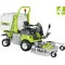 Grillo FD 2200 TS 4WD magas ürítésű frontkaszás fűnyíró traktor,hidrosztatikus váltóval,155 cm-es vágóasztallal és 250cm-es magasságig emelhető gyűjtő kosárral