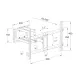 WELL 32 – 70” LED TV Fali forgatható dönthető tartókonzol TVS-LCD-SW670-WL