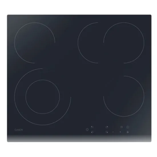 Candy CEH6DXECTT/1 beépíthető kerámialap, 59x52x5.2 cm, fekete szín 