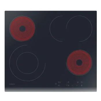 Candy CEH6DXECTT/1 beépíthető kerámialap, 59x52x5.2 cm, fekete szín 