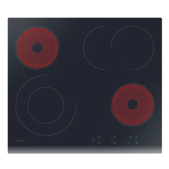 Candy CEH6DXECTT/1 beépíthető kerámialap, 59x52x5.2 cm, fekete szín 