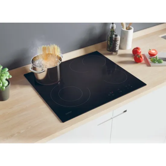 Candy CEH6DXECTT/1 beépíthető kerámialap, 59x52x5.2 cm, fekete szín 